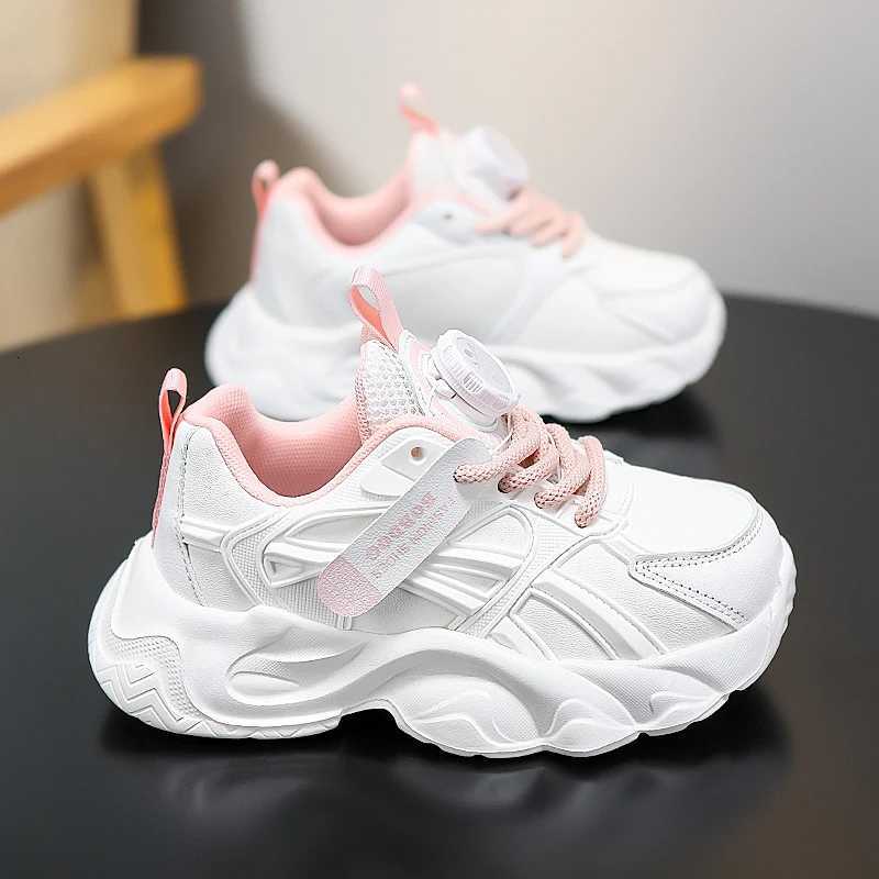 Childrens Sports Shoes Autumn Girls Fashion Leather Comfort Thick Soled Non Slip Casual Sneakers Outdoor Walking Shoes for KidsT251017