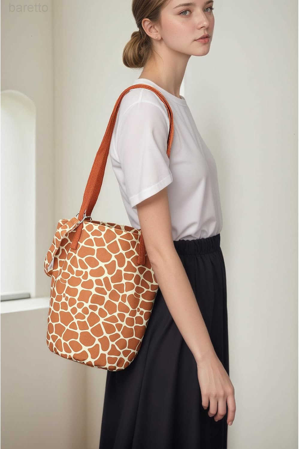 Shoulder Bag for Women Cotton Canvas Bucket Bags Tote Purse Cute Crossbody Bag Designer Ladies Handbags Z251017