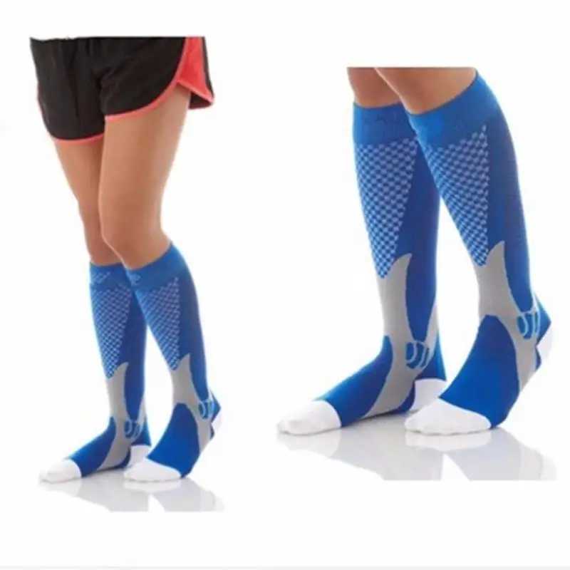 Running Men Women Compression Socks For Football Anti Fatigue Pain Relief 2030 Mmhg Black Compression Socks Fit For Sport Socks C251017