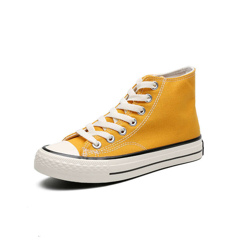Three Times Vulcanized new Canvas High Top Casual Shoes Korean Version Versatile Student Sneakers Men's Couple Style