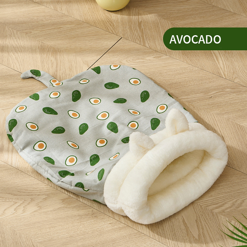 Cat's Nest, Winter Warmth Semi Enclosed Dog's Nest Autumn/Winter Edition Deep Sleep Cat Drilled Tunnel Bedding Cat Sleeping Bag