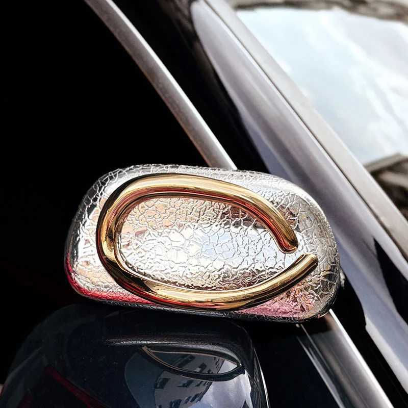 Silver new light luxury meniscus bag niche design highend handbag acrylic bag Z251017