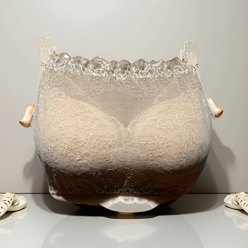 3PCS Lace Cleavage Cover Up Women Camisole Elastic Band Easy Clip-On Camisole Bras Insert Wrapped Chest Protection Covering Tube Top