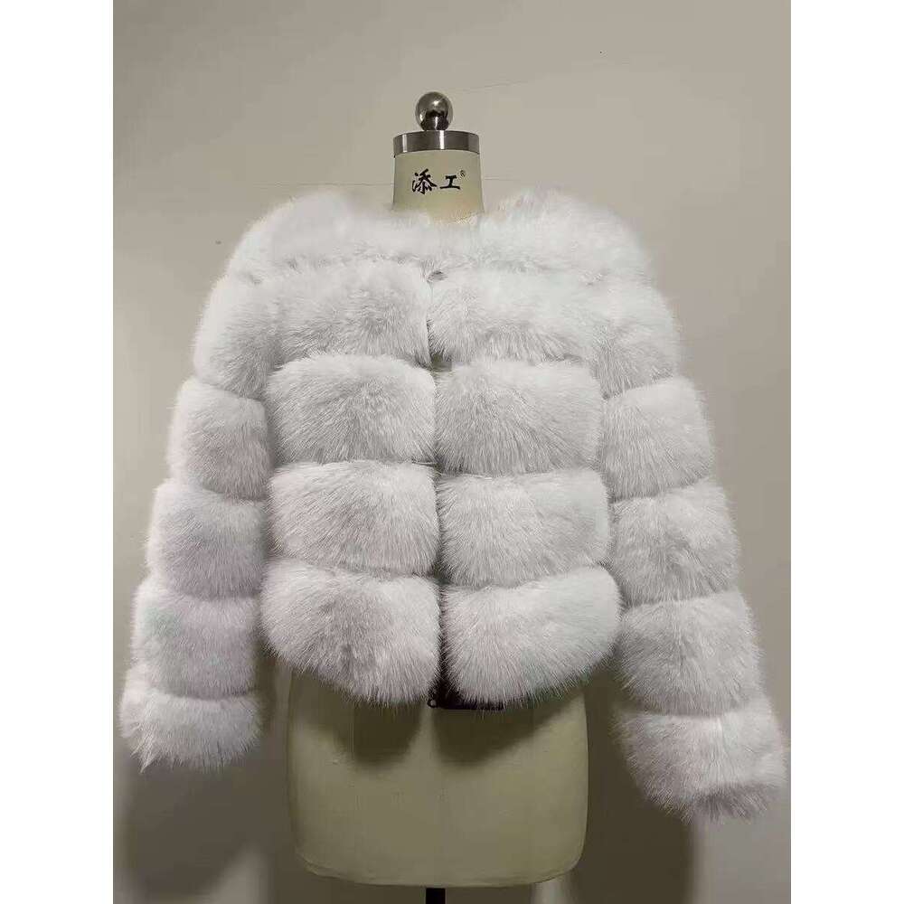 New Fur Coat Women'S Winter Warm Fur Jacket Short Raccoon Fur Coat Women'S High Quality Hot Sale