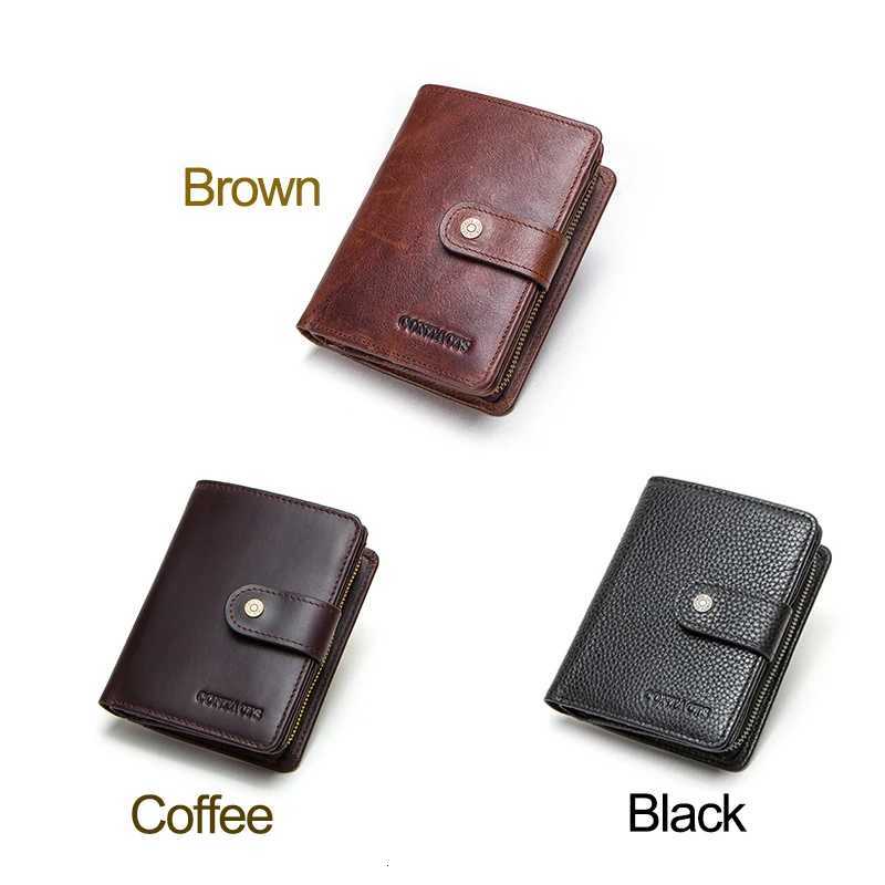 100 Genuine Leather Men Wallets Zipper Engraving Coin Purse Short Male Money Bag Quality Rfid Walet Small Card Holder ClutchW251017