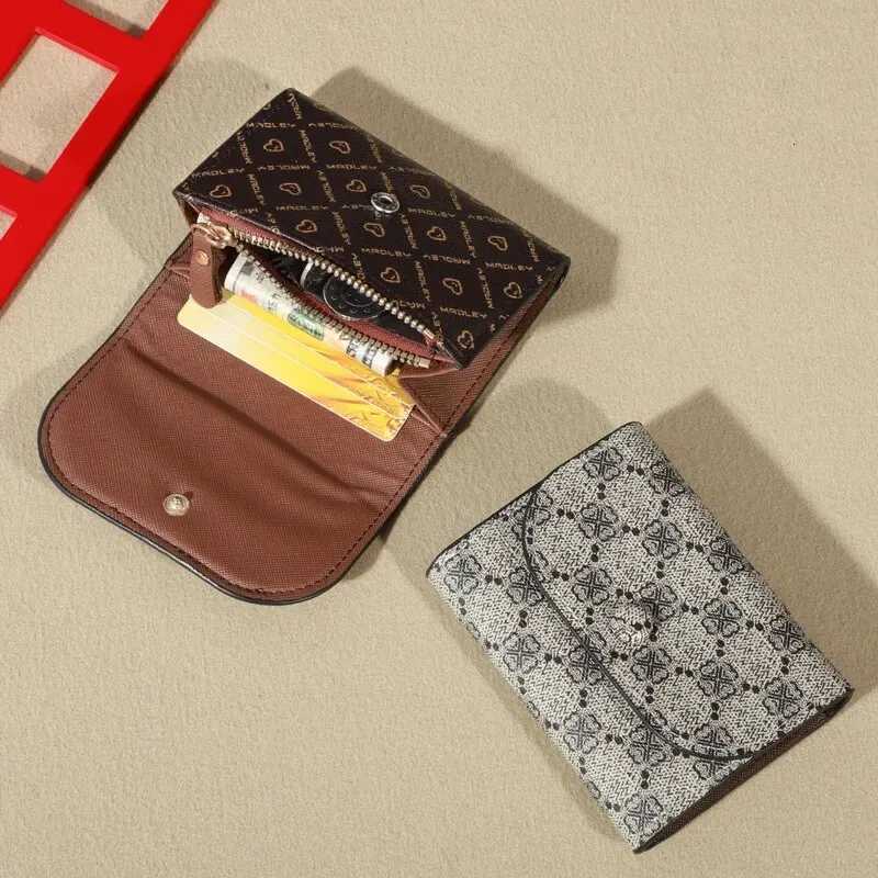 Wallet Womens Fashion Short Zero Wallet Large Capacity Wallet Bag Multi Card Pocket WalletW251017