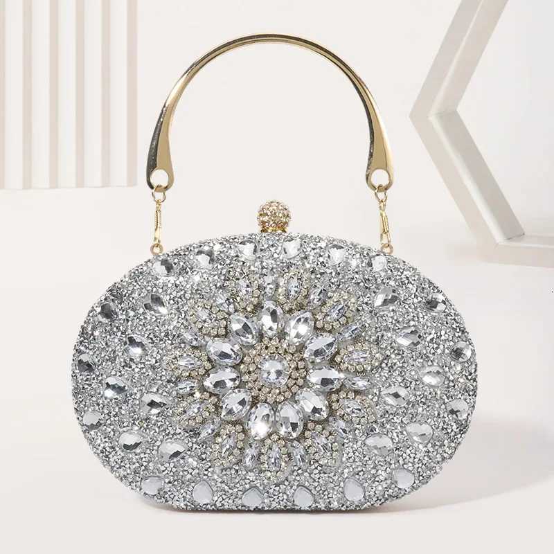 Luxury High Design Women Evening Bag Brand Party Banquet Glitter Bag for Ladies Wedding Clutch Handbag Shoulder Bag Chain Bolsas Z251017
