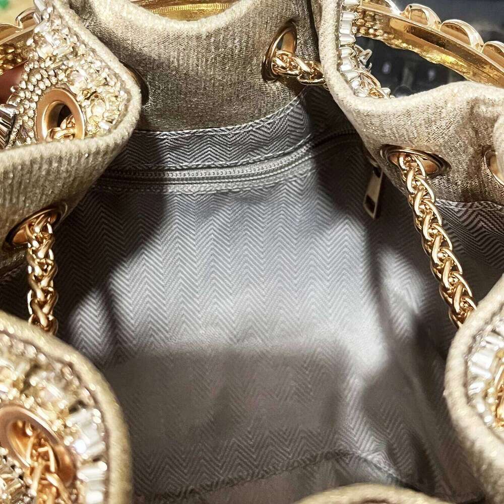 Designer bag Designer purses and handbags bags for women bucket clutch purse evening banquet Crystal rhinestone shoulder bag