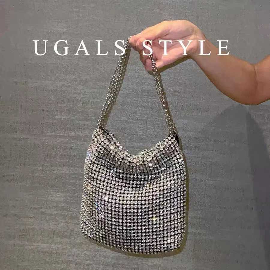 Luxury Glitter Women Handbag Crystal Shiny Rhinestones Diamond Evening Bag Wedding Party Clutch Purse Shoulder Messenger Bag Z251017