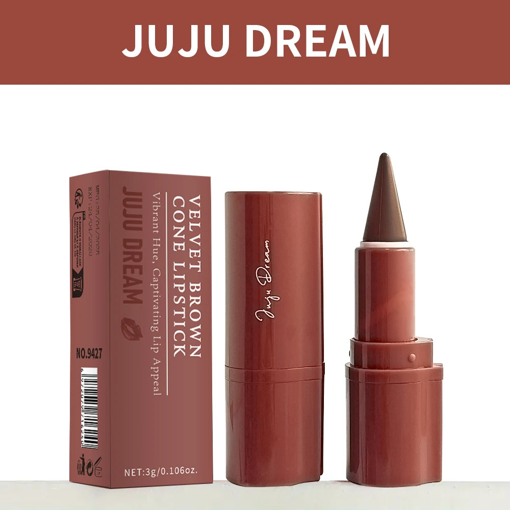 6color conical gradient lip liner pen matte black brown velvet lipstick waterproof and nongreasy blush and lip color pen 251014