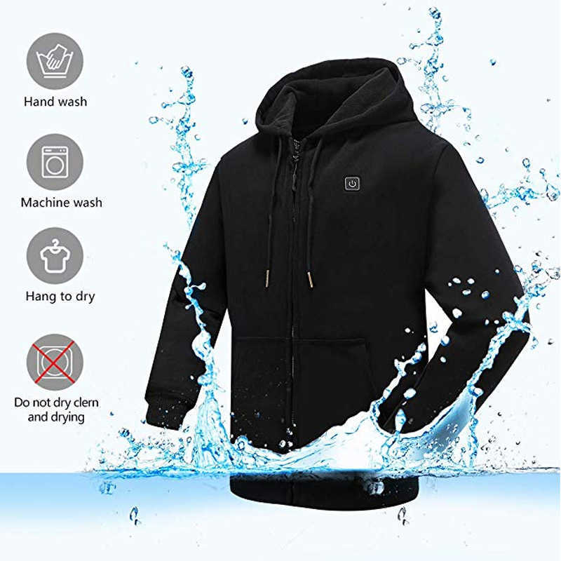 Heated Sweatshirt Heated Jacket Hoodie Power Bank Charging Heated Sweatshirt Electric Heated Jacket H251017