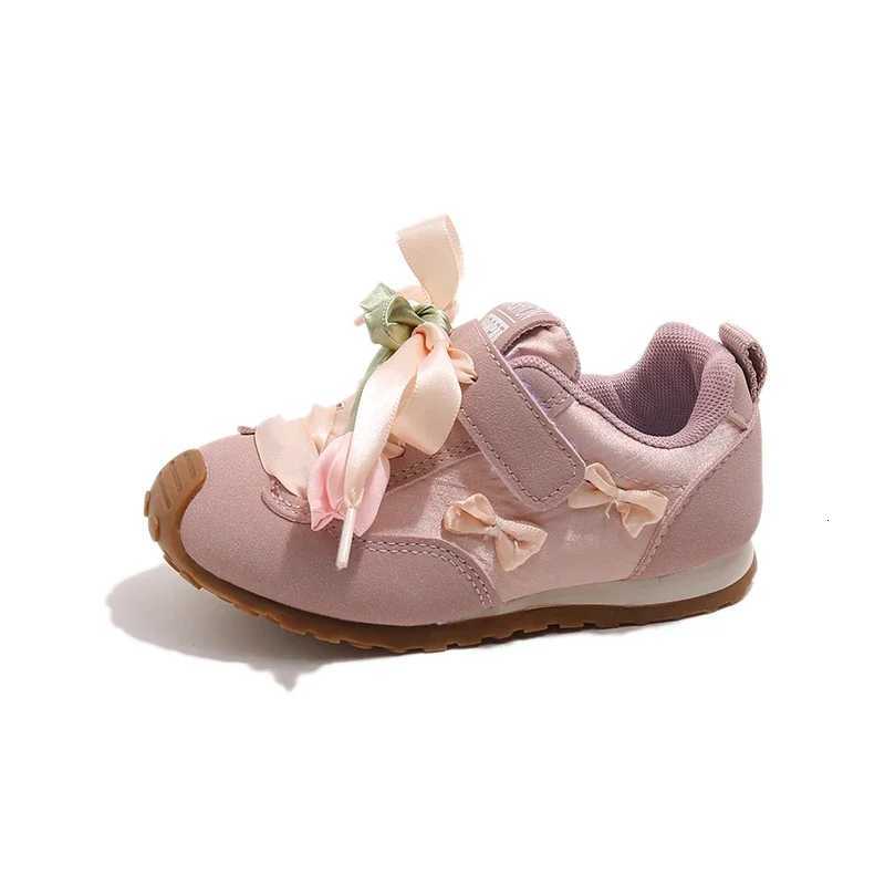 Girls Sports Shoes Sweet Flowers Children Fashion Sneakers Versatile Elegant 2025 Brand New Kids Causal Princess School SneakersT251017