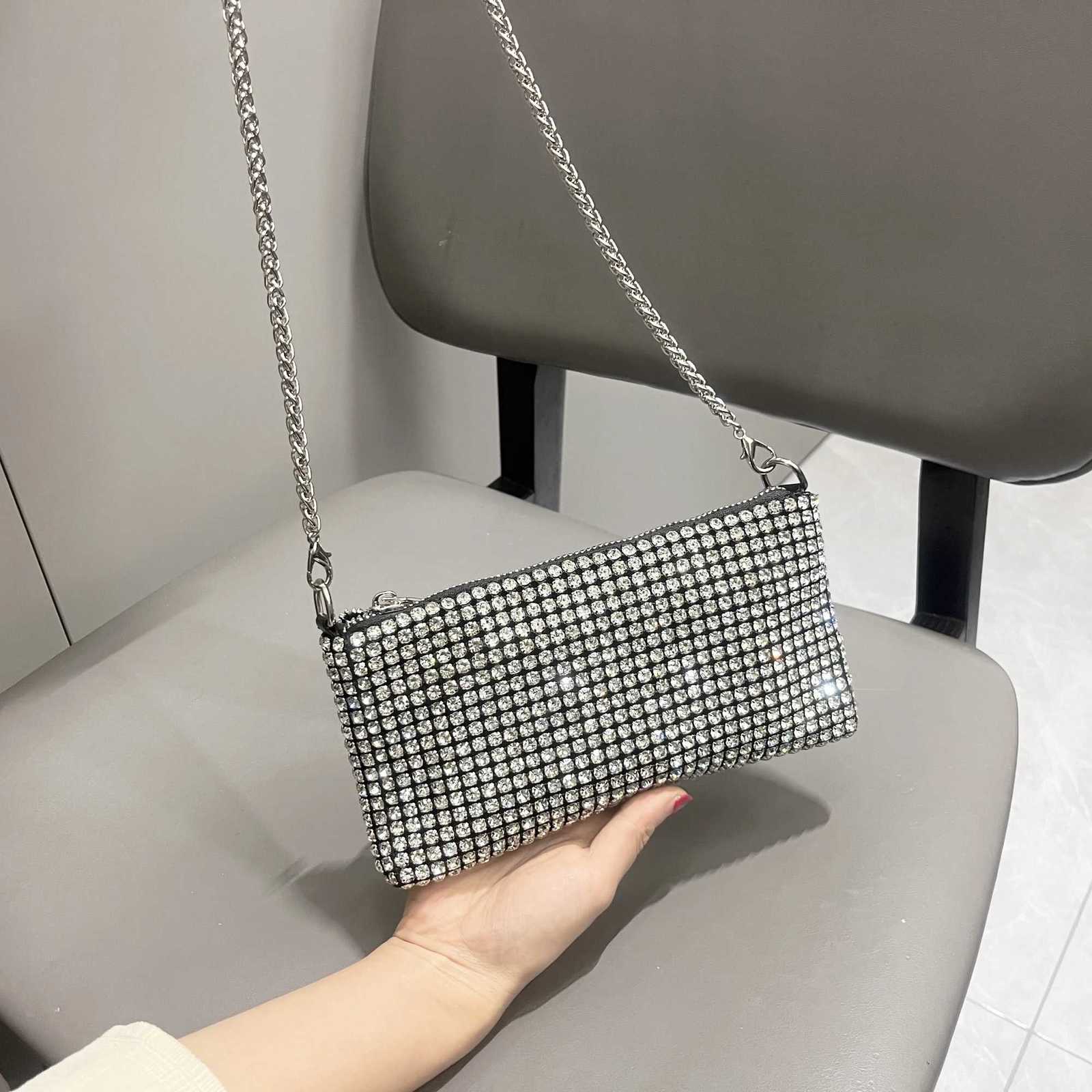 Luxury Designer Rhinestones Clutch Purse Bag for women handle bag Shoulder Bag Purse Z251017