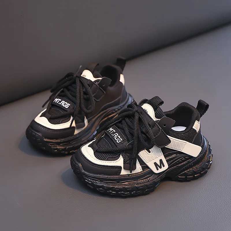 Autumn Kids Sneakers Casual Sport Shoes for Boys Patchwork Color Soft PU Leather Breathable Tennis Shoes 2025T251017