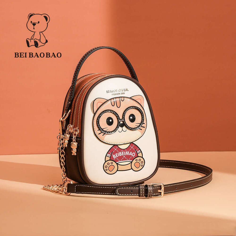 Beibao 2025 New Model Phone Multi-layer Practical Single Shoulder Crossbody Bag Chain Design Handbag
