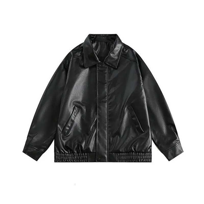 2025 New PU Leather Jacket Woman Solid Color Hiphop Jacket Top Motorcycle Style Faux Leather Jacket for WomenT251017