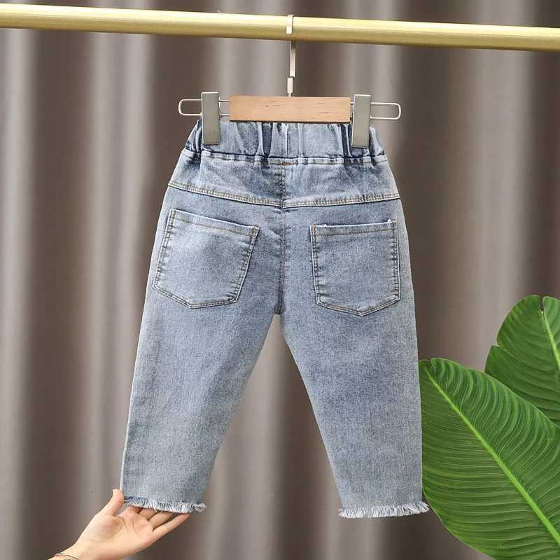 Kids Jeans Pant Spring Autumn Toddler Casual Loose Trousers Girls Out Jeans Childrens Pants Infant Baby Girls ClothingT251017