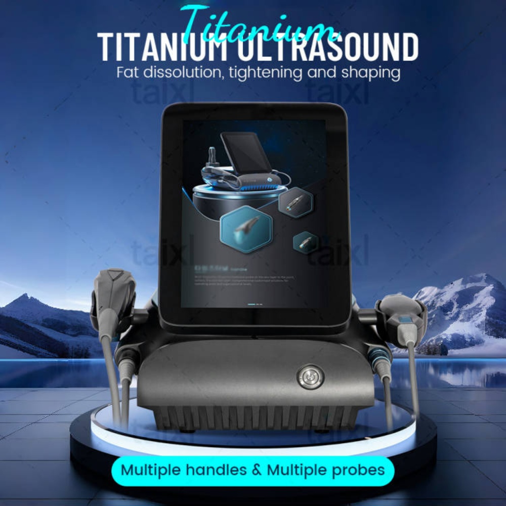 Titanium Ultrasound 3 in 1 Enhance Cell Vitality and Cell Metabolism Anti-Aging Beauty Instrument Suitable for Beauty Salons