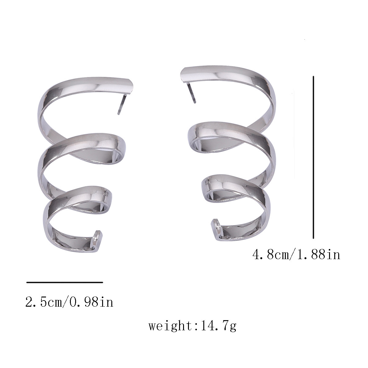 Alloy luxury earrings High-End Design Women's Earrings Fashion Simple Elegant Earrings designer for women free shipping