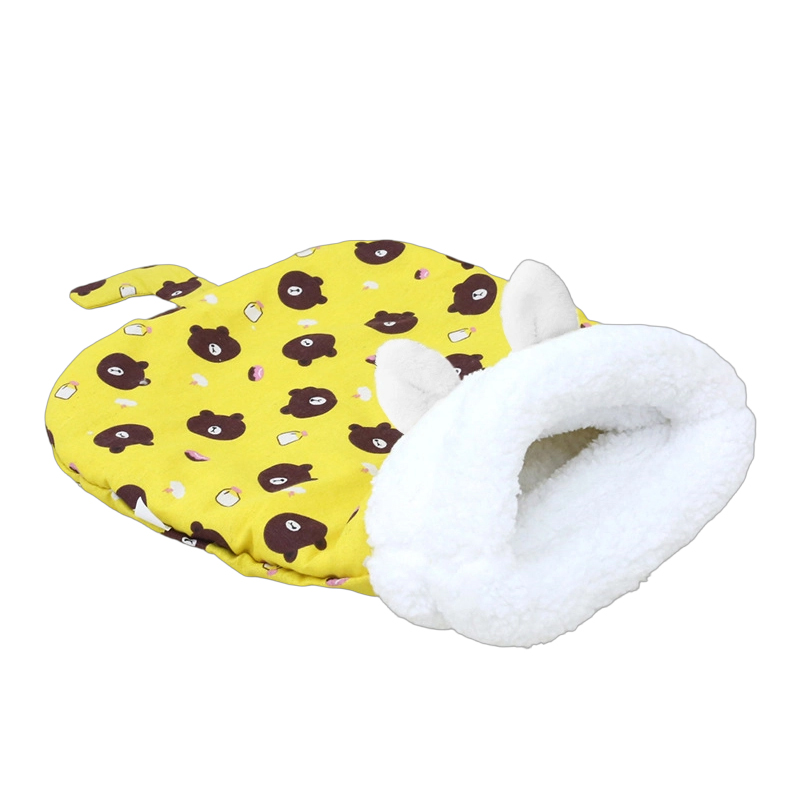 Cat's Nest, Winter Warmth Semi Enclosed Dog's Nest Autumn/Winter Edition Deep Sleep Cat Drilled Tunnel Bedding Cat Sleeping Bag