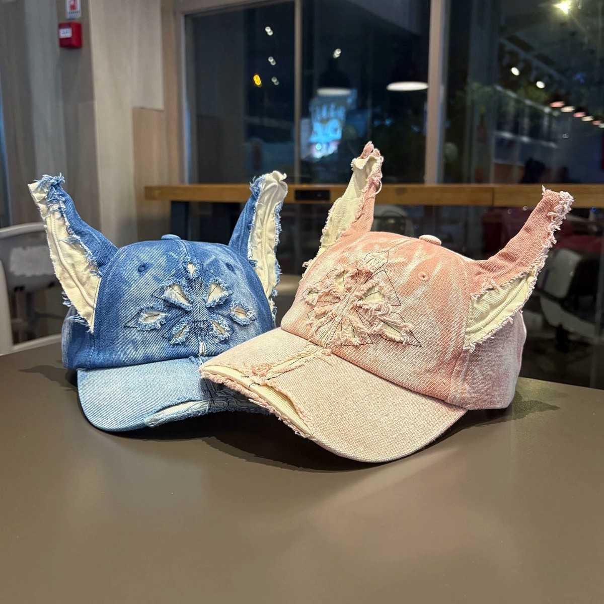 American Style HighEnd Doberman Hat Denim Vintage Baseball Cap Niche Personality Duckbill Cap Unisex W251017