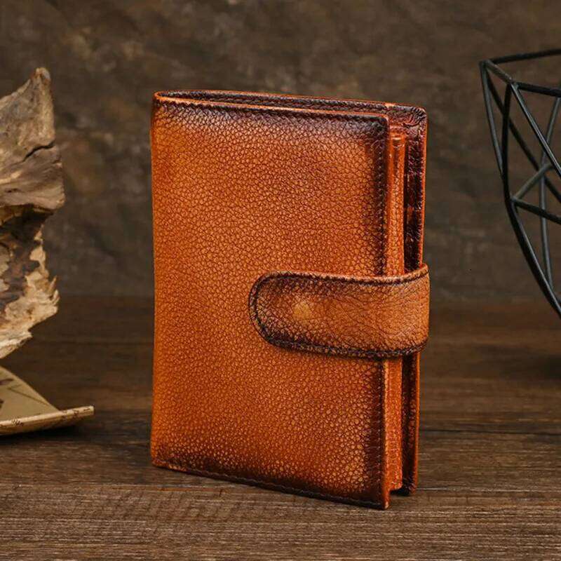Designer Bags Genuine Leather Bifold Wallet For Men Women Vintage Cowhide Coin Purse Card Holder Money Bag Slim Short Wallets NEW Hot Selling