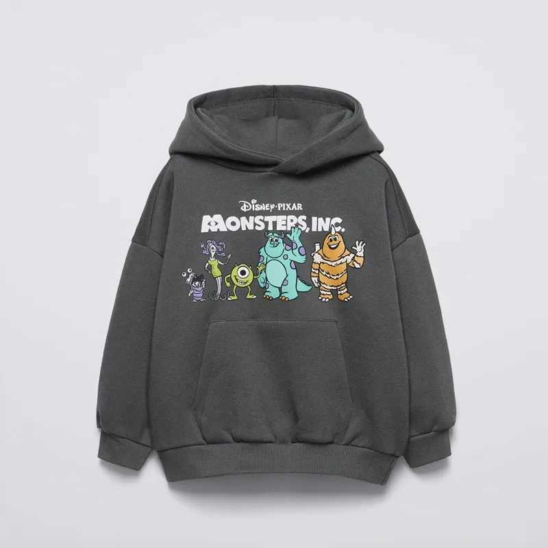 Autumn New STYle Clothes Hooded Tops 06Years Old Boys Fashion Loose Sweatshirts Toddler Cute Printing Hoodies C251017