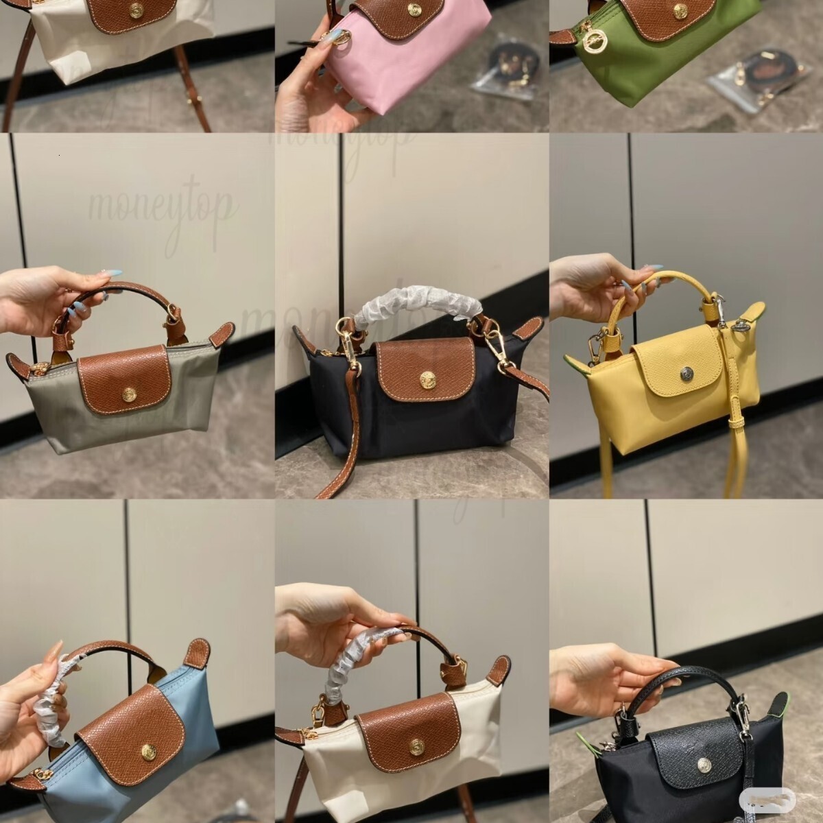French Longchamp Mini Bag for Women Handbag Tote Bag Phone Bag Single Shoulder Crossbody Bag Mini Dumpling Bag