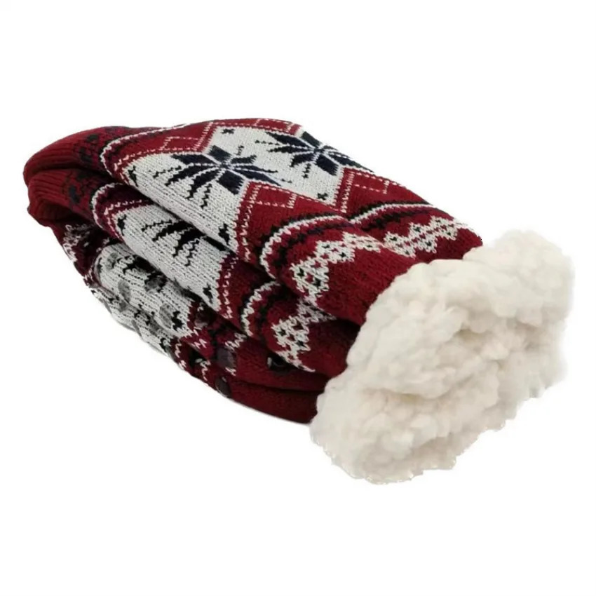 Winter Socks Mens Fluffy Warm Short Plus Velvet Soft Thermal Non Slip Floor Fuzzy Sock Male Thickened Gifts In 251017