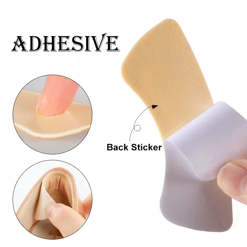50 pcs Heel Insoles Patch Pain Relief Antiwear Cushion Pads Feet Care Heel Protector Adhesive Back Sticker Shoes Insert Insole 251011