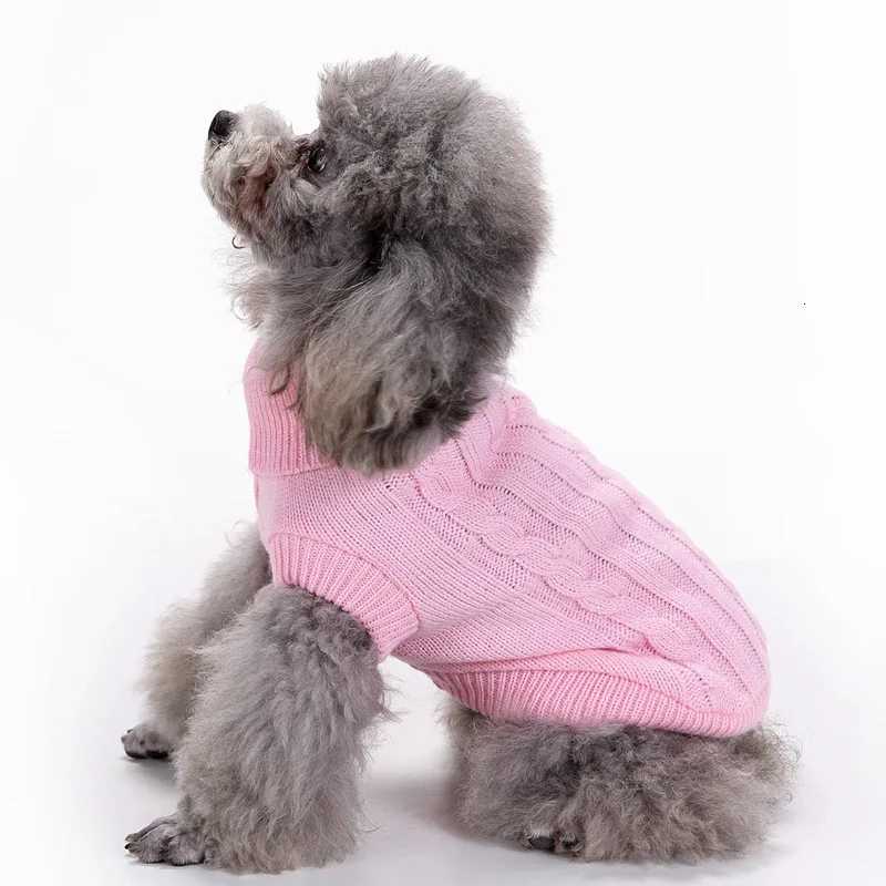 8 Colors Puppy Dog Sweater for Small Dogs Winter Warm Pet Dog Clothes for Yorkshire Chihuahua Pullover Pets Clothing ropa perroW251017
