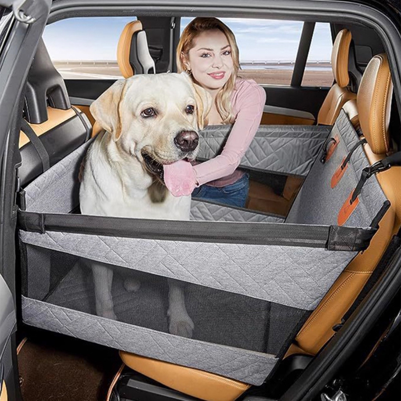 Pet car mats, dog beds car rear anti dirty seat cushions front safety seats dog specific car accessories