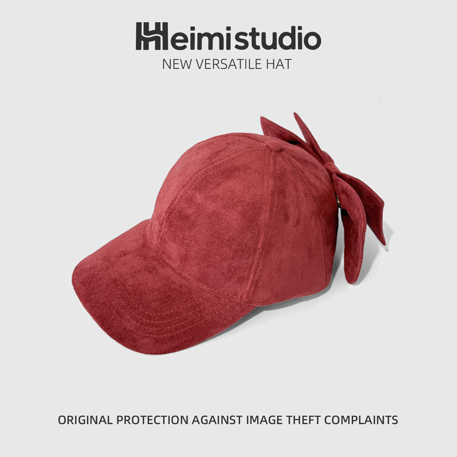 Early Autumn New Style ThreeDimensional Bowknot Baseball Cap for Women Sweet Cute Fashion Hard Top Casual HighQuality Duckbill Cap for Men W251017