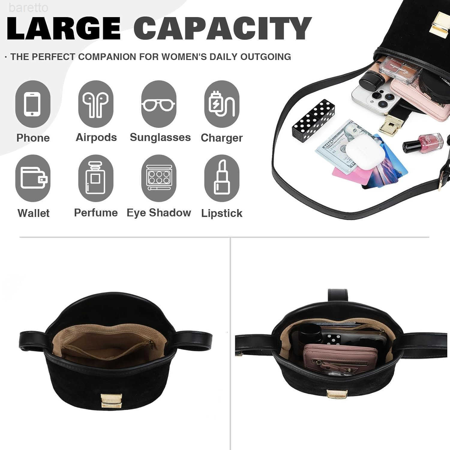 Purse Trendy Crossbody Bags for Women Saddle Shoulder Bag Small Retro Bucket Bags Vintage Mini Satchel Handbags Z251017