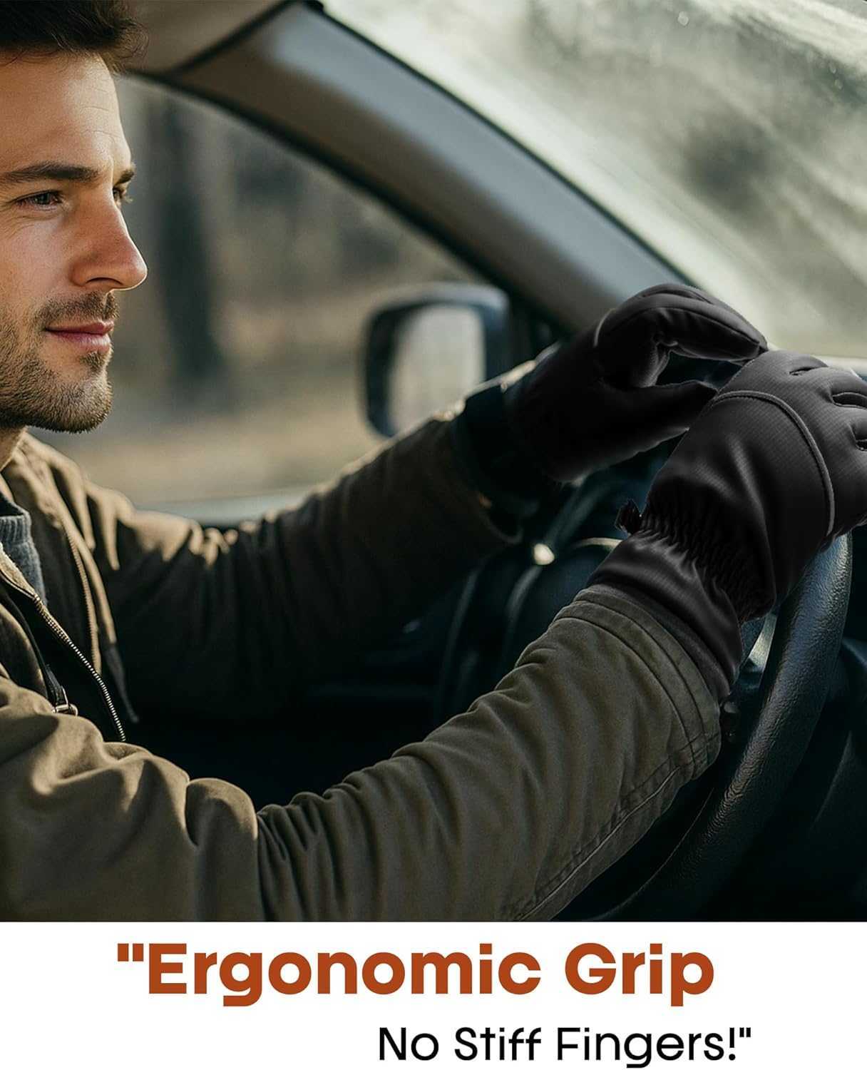 Winter Gloves for Men Women Windproof Waterproof Cold Weather Full Touchscreen Warm Ski Snow Fleece Lined Z251017