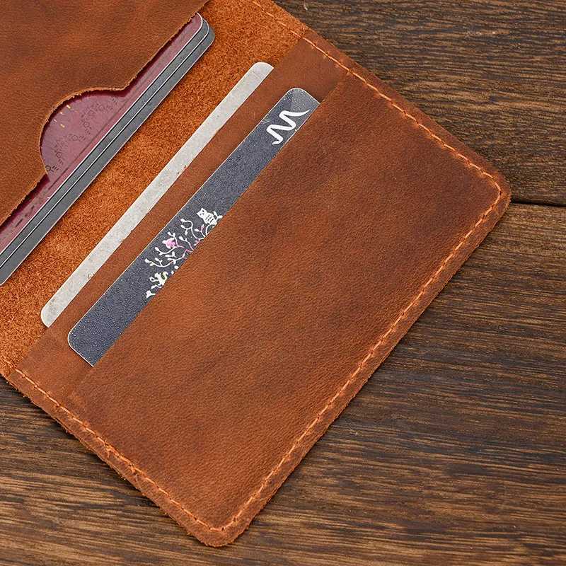 Luufan Genuine Leather Card Holder Purse Real Leather Rfid Card Case Clutch Wallets Slots For Men Women Mini Slim Short PurseW251017