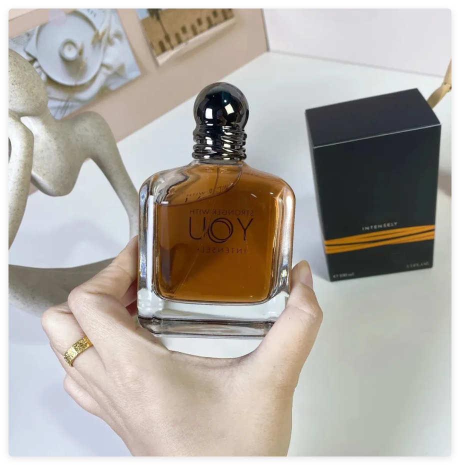 Designer Men Fragrance 100ml Stronger with You Absolutely Intense Oud Eau De Parfum Long Lasting Smell Brand Man Cologne Spray Body Mist 3.3OZ High Quality