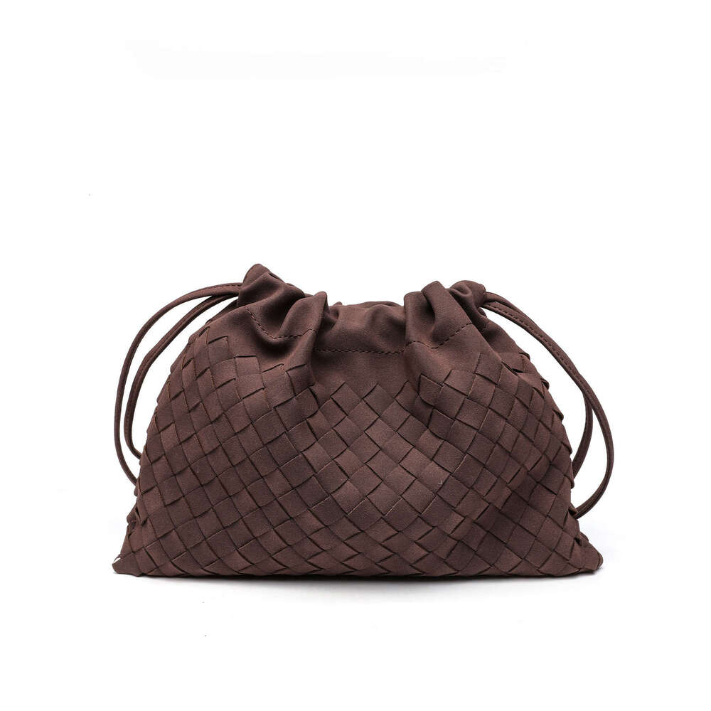 Autumn Winter New High-end Matte Suede Hand-woven Single Shoulder Underarm Cloud Fashion Handheld Lucky Bag XJ260206