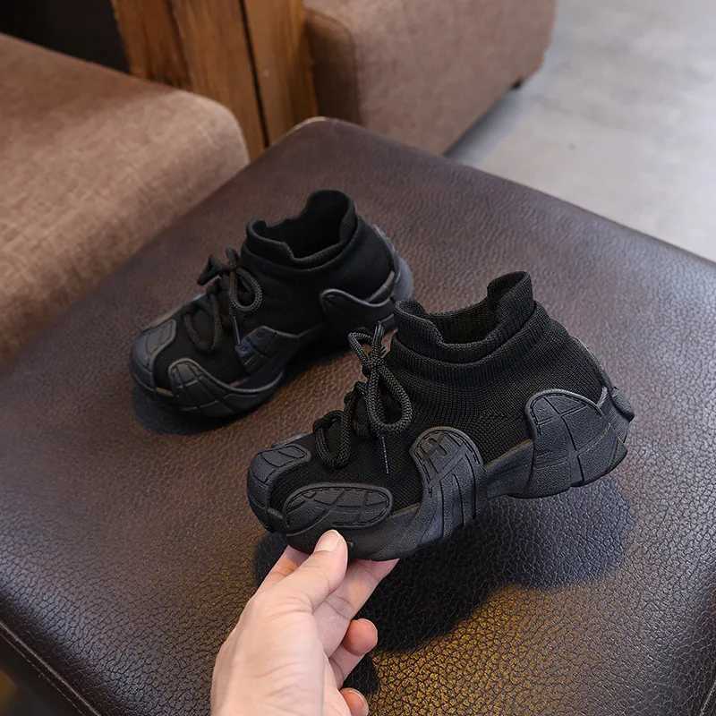 Kid Shoes Sneakers Fashion Knit Luxury Designer High Top Children Shoes Comfortable Casual Running Sports Tennis Shoes Boy GirlsT251017