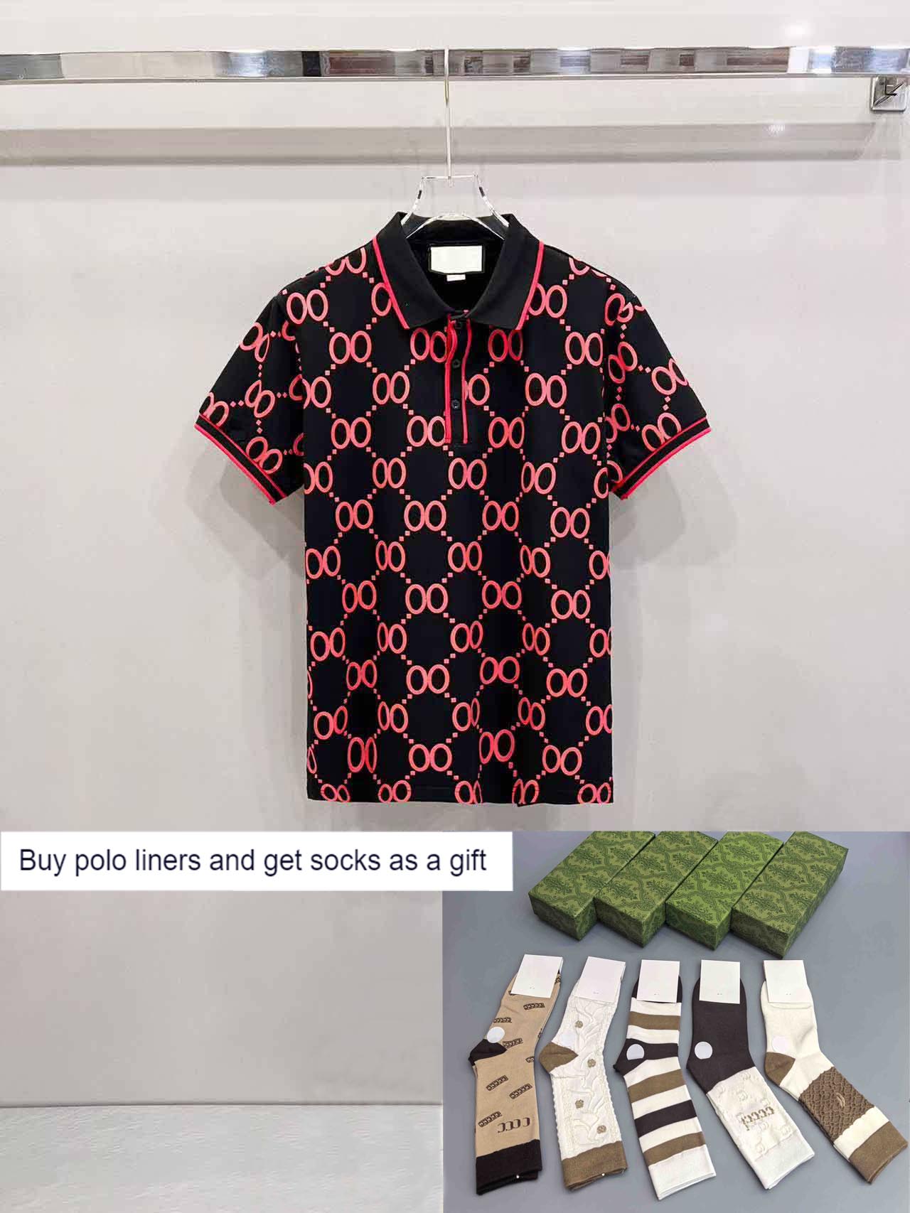 Mens Designer Polo Shirt Fashion Embroidered Golf Shirts Mens Polo Shirt Asian size M-XXXL