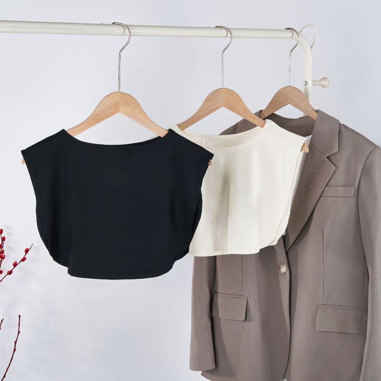 Lace Bra Protector with Front Inner Support - Womens Everyday Semi-Sheer Concealment Pad