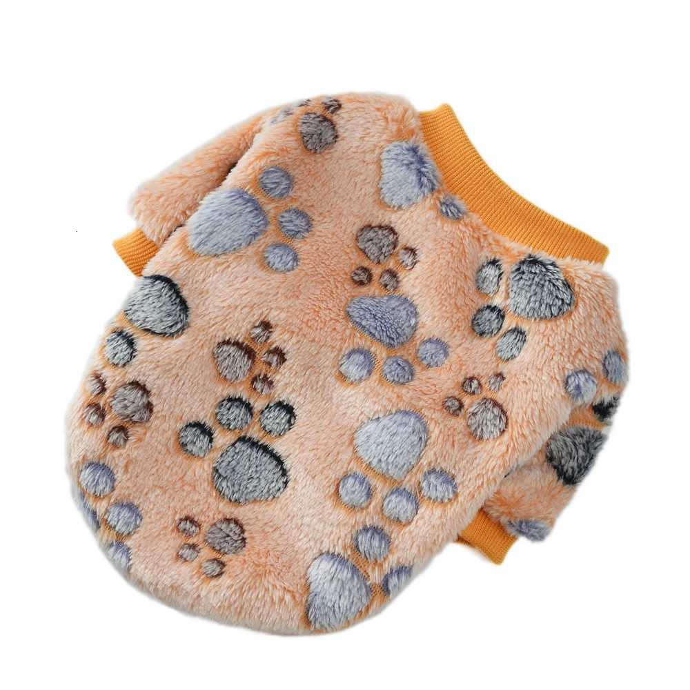Warm Dog Sweater For Winter Autumn Cute Print Soft Puppy Clothes Fleece Pet Outfits For Small Medium Dogs Cats Chihuahua CoatW251017