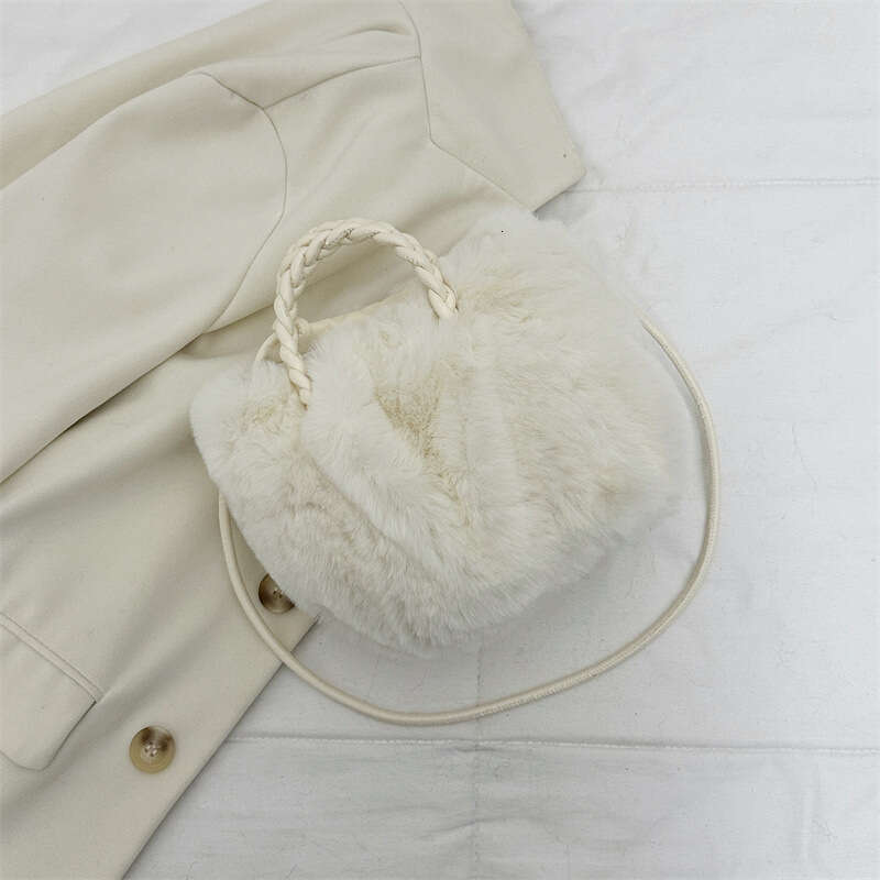 2025 Plush Soft Cloud Women's Versatile High-Quality Handbag Drawstring Shoulder Bag for Women