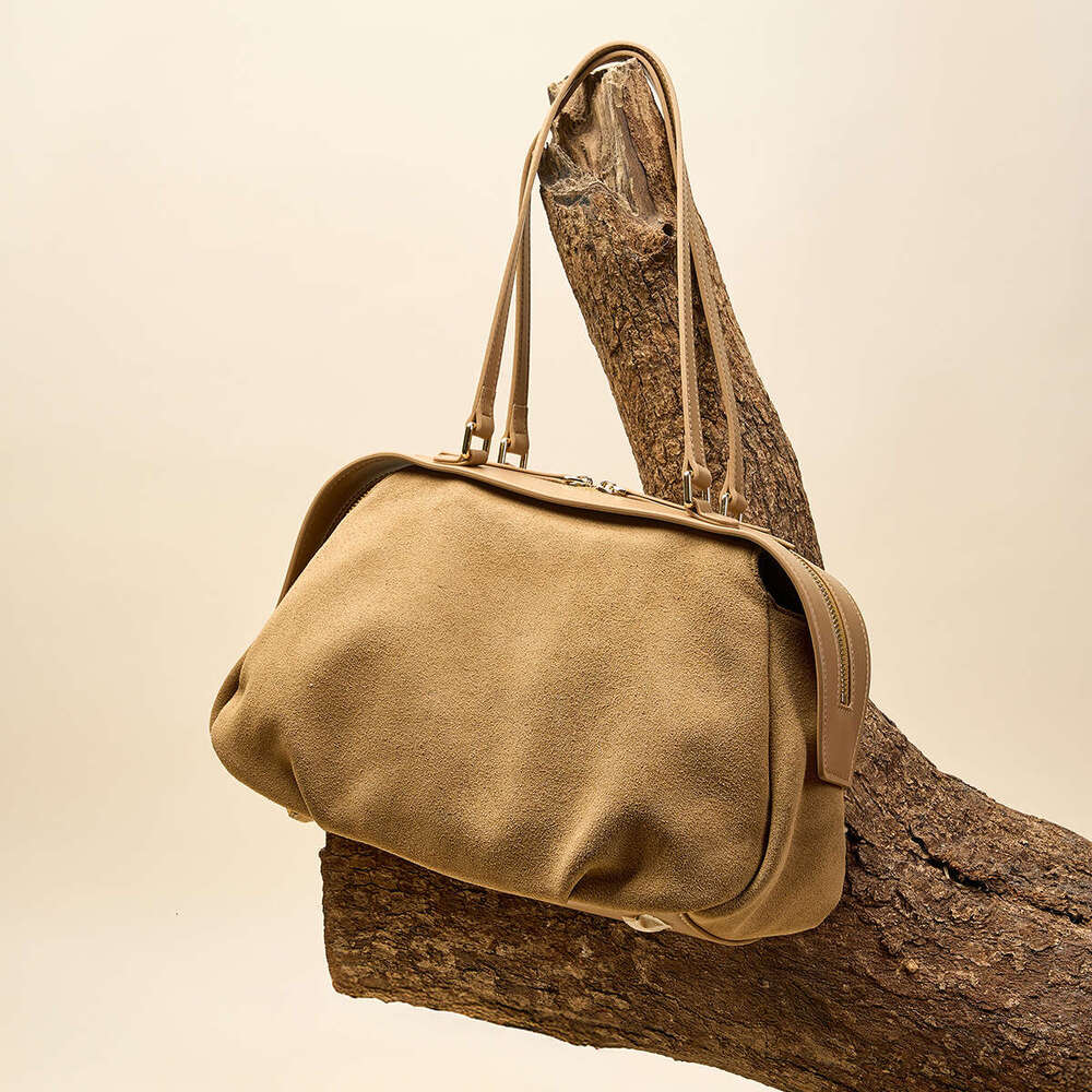 Luxury bag Design Sense Niche Matte Cowhide Crossbody Genuine Leather Handbag Simple Large Capacity Fashion Women s Shoulder Bag