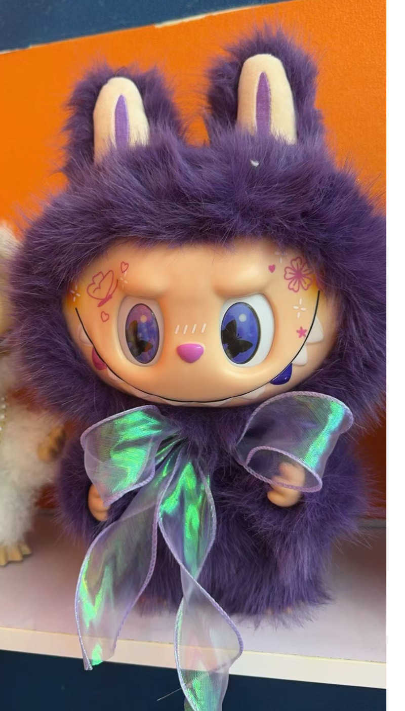 Labubu Big Chief 38cm Bubble Modified Doll Trendy Toy Labubu Big Angel Plush Toy L251017