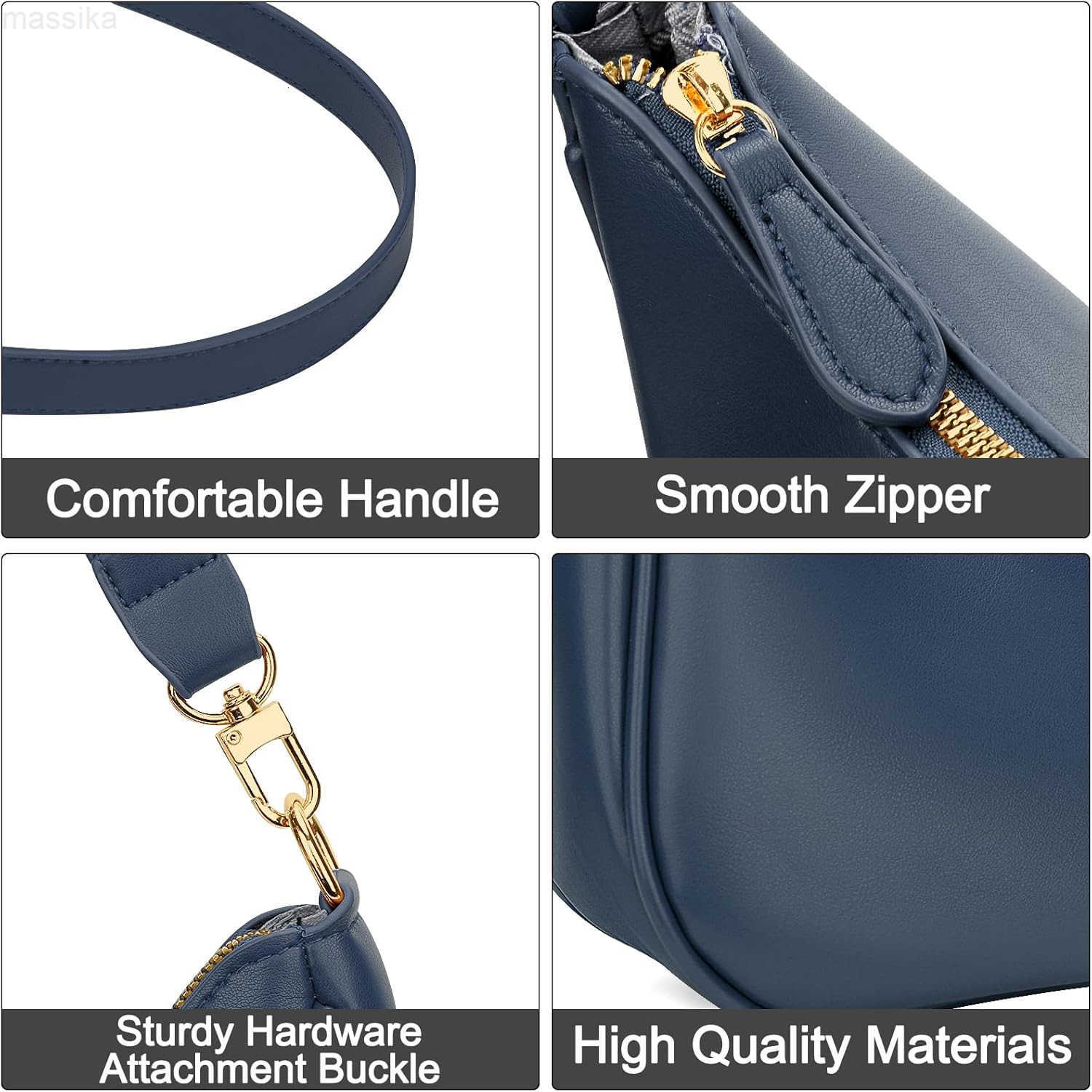 Shoulder Bag for Women Cute Hobo Purses and Handbags Retro Clutch Underarm Purse M251017
