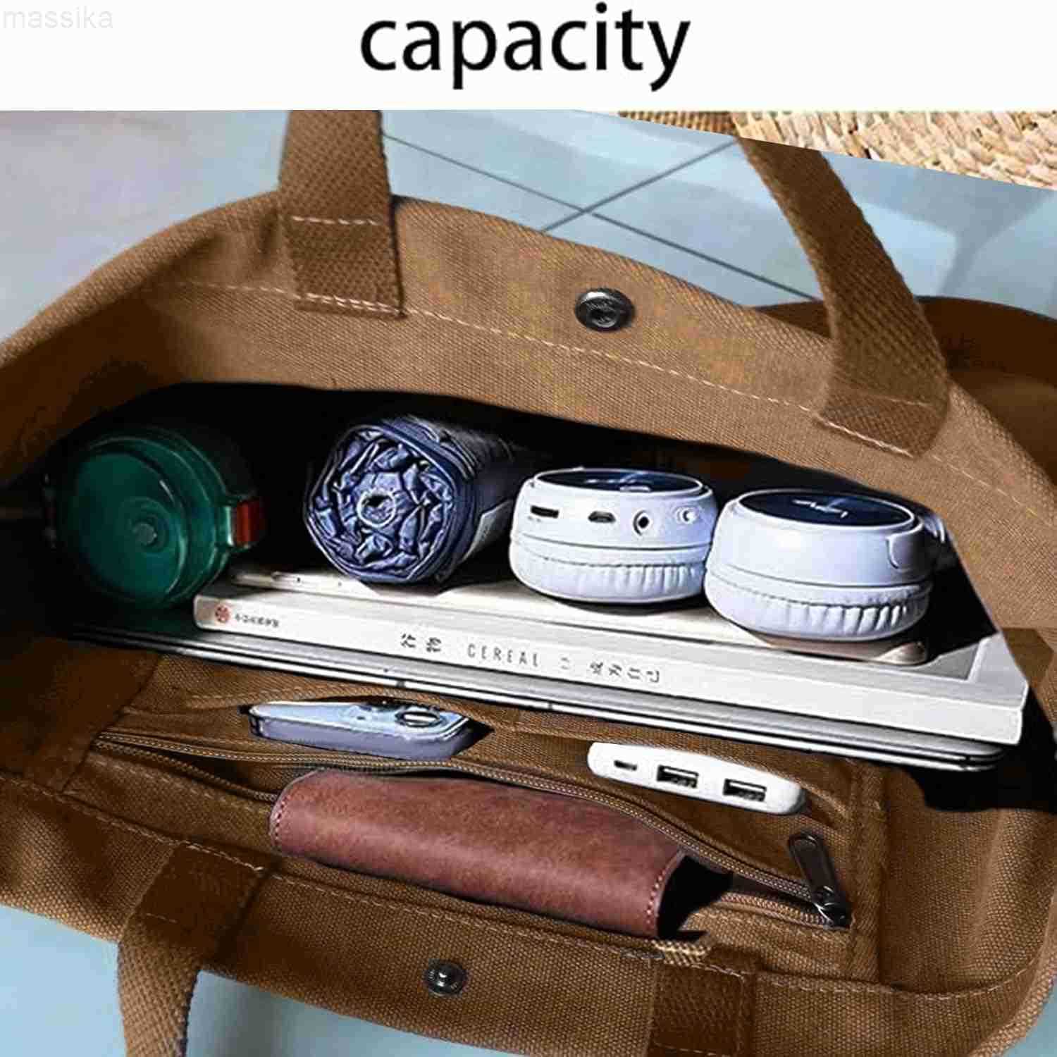 Large Canvas Tote Bag For Women Handbags Casual Shoulder Bag Crossbody Top Handle Bag Crossbody Handbags M251017