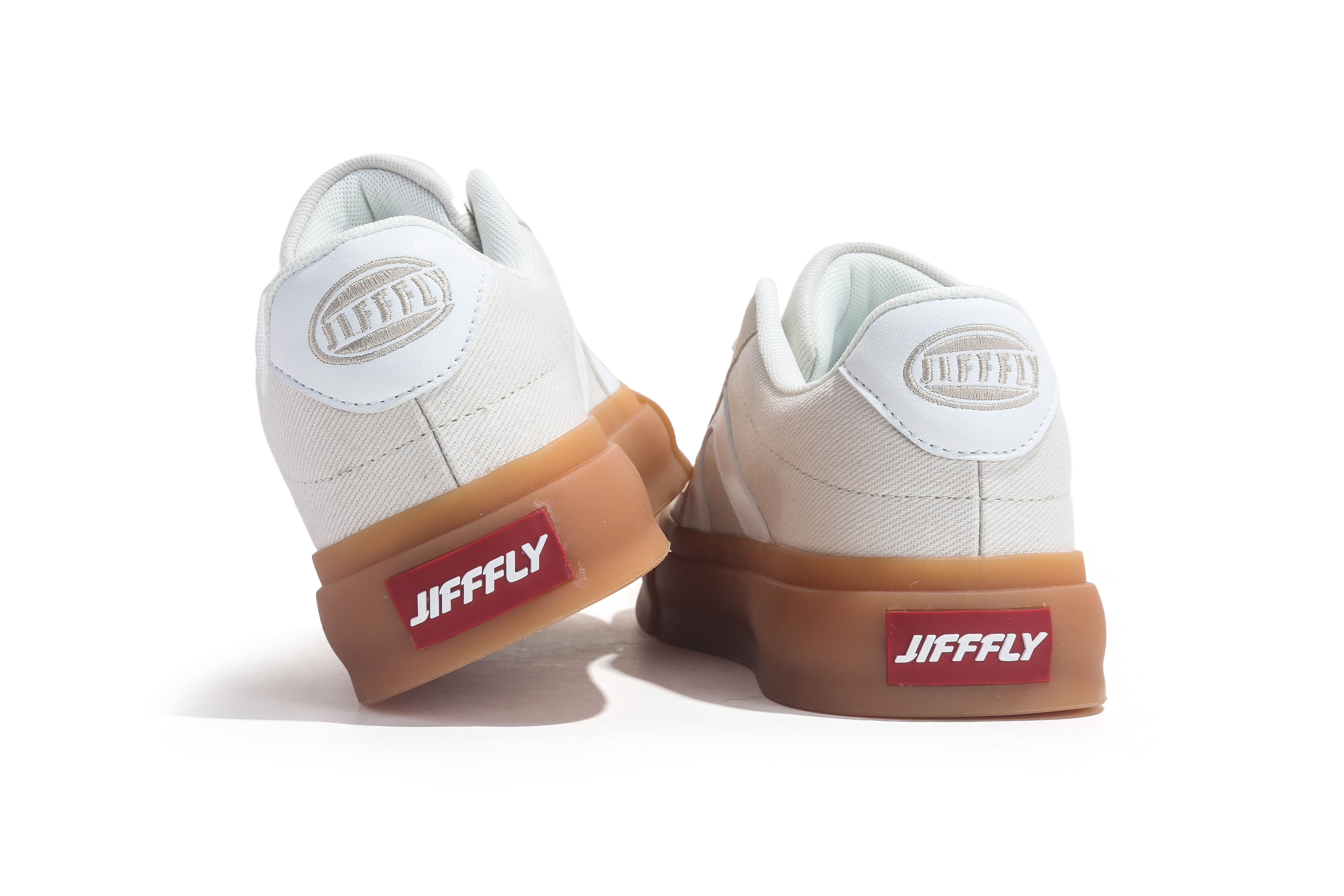 Jifffly Designer Skateboard Shoes: Women's Elevated Heel Thicker Sole Athletic Footwear - Red Color