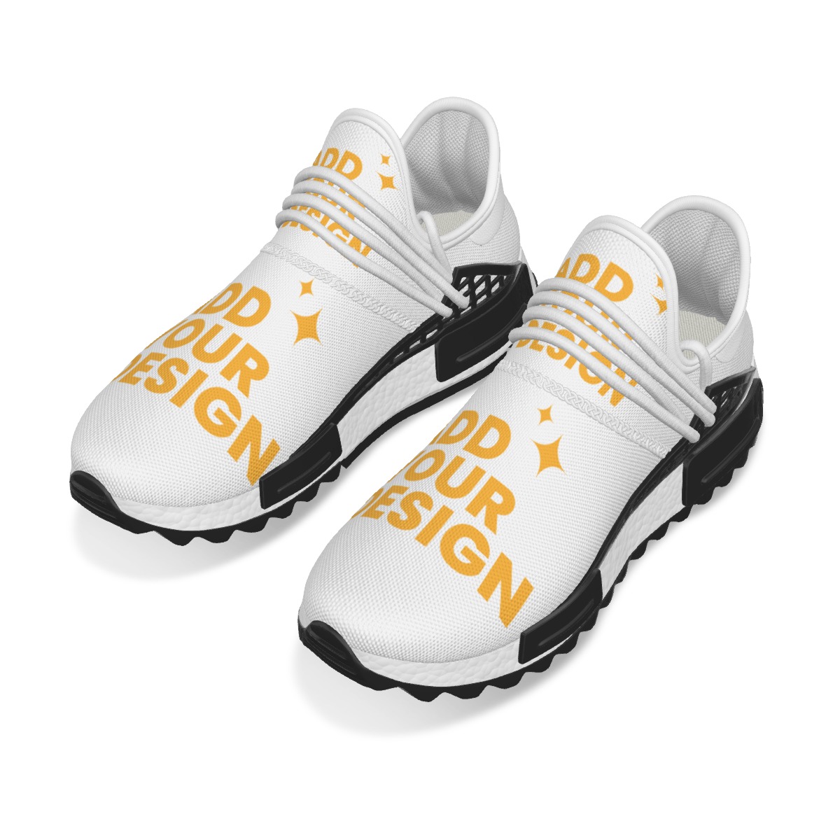 DHgatepod Men's All-Over Print Mesh Sneakers - Lightweight Breathable Running Shoes for Outdoor & Daily Wear