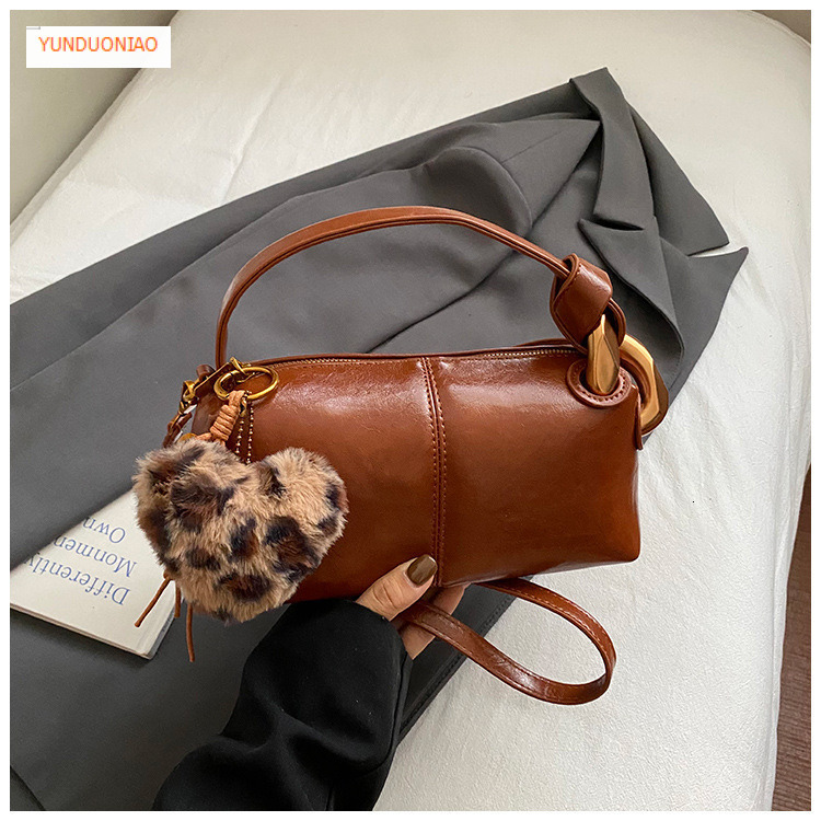 Autumn/Winter Retro Style Designer Bag Fashion Women's Shoulder Bag Luxury Handbag Fashion Trend Versatile Commuter Bag Women's Crossbody Ba